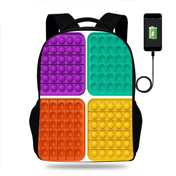 3D Print Push Pop Fidget Bubble Backpack - 3D Print Push Pop Fidget Bubble Backpack - Image 5 of 16