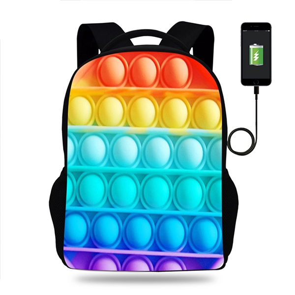 3D Print Push Pop Fidget Bubble Backpack - 3D Print Push Pop Fidget Bubble Backpack - Image 6 of 16