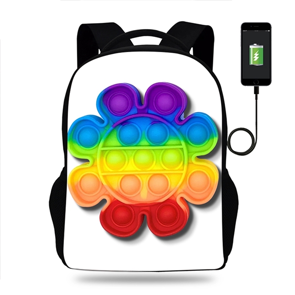 3D Print Push Pop Fidget Bubble Backpack - 3D Print Push Pop Fidget Bubble Backpack - Image 7 of 16
