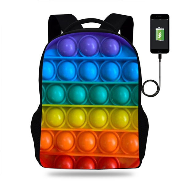 3D Print Push Pop Fidget Bubble Backpack - 3D Print Push Pop Fidget Bubble Backpack - Image 8 of 16