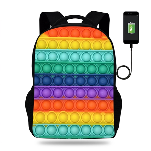 3D Print Push Pop Fidget Bubble Backpack - 3D Print Push Pop Fidget Bubble Backpack - Image 11 of 16