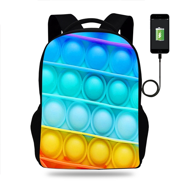 3D Print Push Pop Fidget Bubble Backpack - 3D Print Push Pop Fidget Bubble Backpack - Image 12 of 16