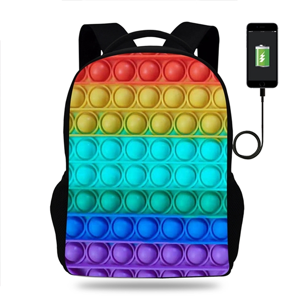 3D Print Push Pop Fidget Bubble Backpack - 3D Print Push Pop Fidget Bubble Backpack - Image 13 of 16
