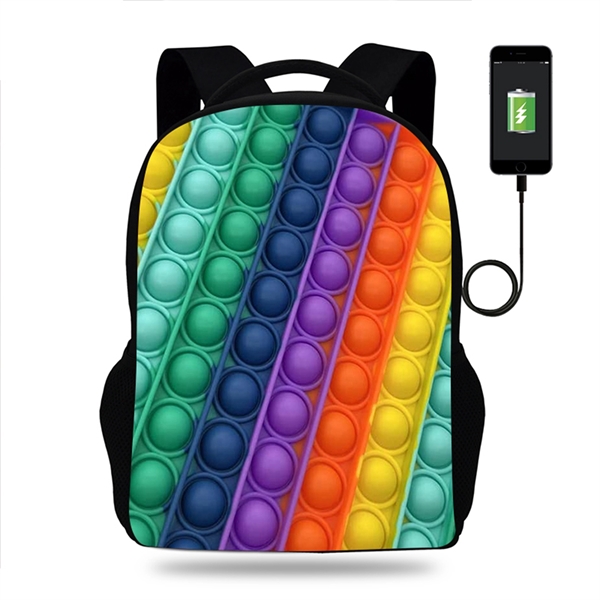 3D Print Push Pop Fidget Bubble Backpack - 3D Print Push Pop Fidget Bubble Backpack - Image 14 of 16