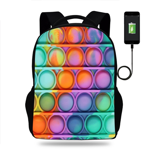 3D Print Push Pop Fidget Bubble Backpack - 3D Print Push Pop Fidget Bubble Backpack - Image 15 of 16