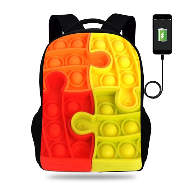 3D Print Push Pop Fidget Bubble Backpack - 3D Print Push Pop Fidget Bubble Backpack - Image 16 of 16