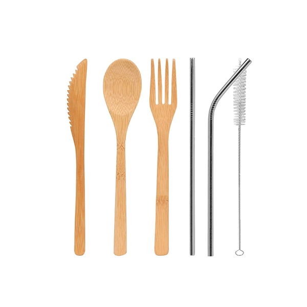 Bamboo Cutlery Set - Bamboo Cutlery Set - Image 3 of 3