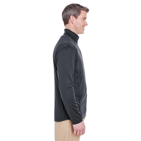 UltraClub Men's Cool & Dry Sport Quarter-Zip Pullover - UltraClub Men's Cool & Dry Sport Quarter-Zip Pullover - Image 3 of 49