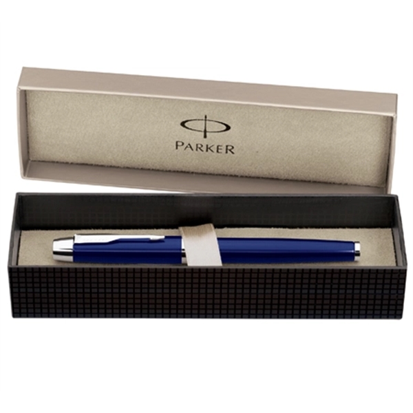 Parker IM Matte Blue with Chrome Trim Rollerball Pen - Parker IM Matte Blue with Chrome Trim Rollerball Pen - Image 1 of 1