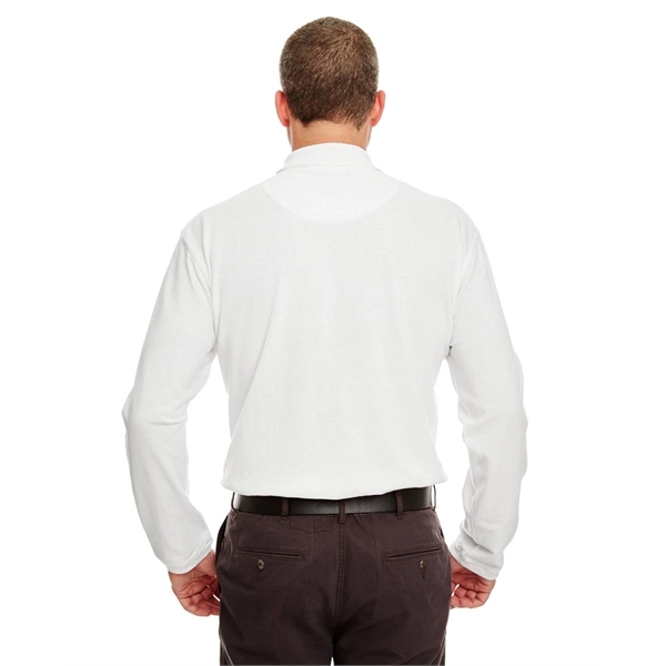 UltraClub Adult Long-Sleeve Classic Pique Polo - UltraClub Adult Long-Sleeve Classic Pique Polo - Image 1 of 42