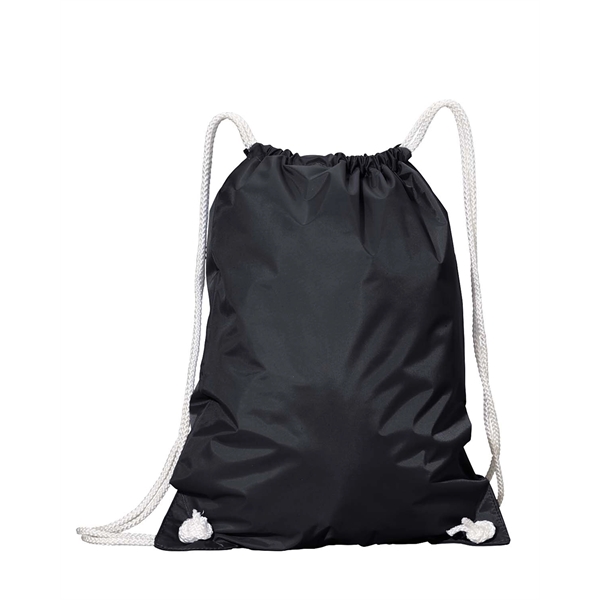 White Drawstring Backpack - White Drawstring Backpack - Image 1 of 5