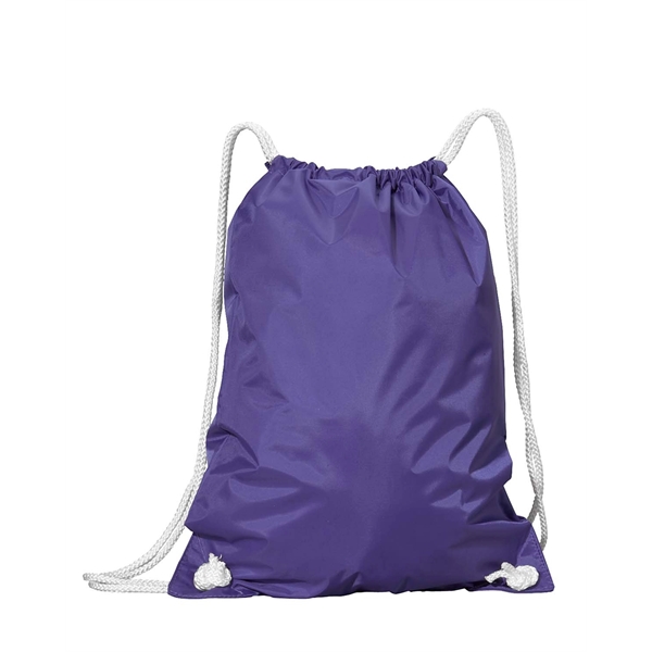 White Drawstring Backpack - White Drawstring Backpack - Image 5 of 5