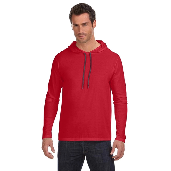 Gildan Adult Lightweight Long-Sleeve Hooded T-Shirt - Gildan Adult Lightweight Long-Sleeve Hooded T-Shirt - Image 0 of 51