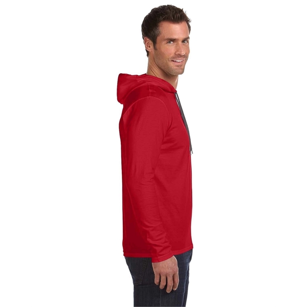 Gildan Adult Lightweight Long-Sleeve Hooded T-Shirt - Gildan Adult Lightweight Long-Sleeve Hooded T-Shirt - Image 1 of 51