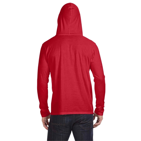 Gildan Adult Lightweight Long-Sleeve Hooded T-Shirt - Gildan Adult Lightweight Long-Sleeve Hooded T-Shirt - Image 2 of 51