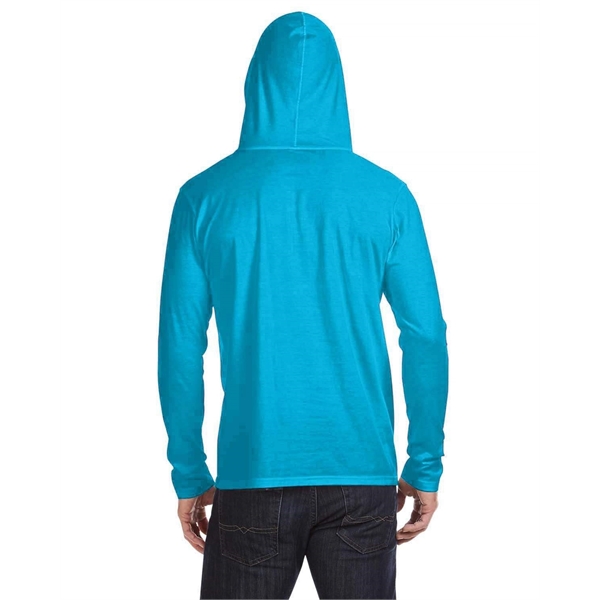 Gildan Adult Lightweight Long-Sleeve Hooded T-Shirt - Gildan Adult Lightweight Long-Sleeve Hooded T-Shirt - Image 4 of 51