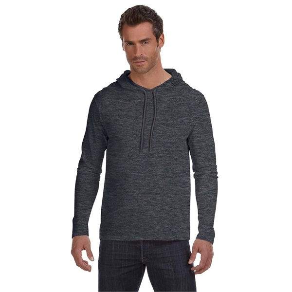 Gildan Adult Lightweight Long-Sleeve Hooded T-Shirt - Gildan Adult Lightweight Long-Sleeve Hooded T-Shirt - Image 7 of 51