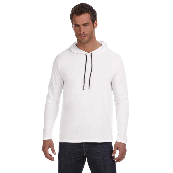 Gildan Adult Lightweight Long-Sleeve Hooded T-Shirt - Gildan Adult Lightweight Long-Sleeve Hooded T-Shirt - Image 13 of 51