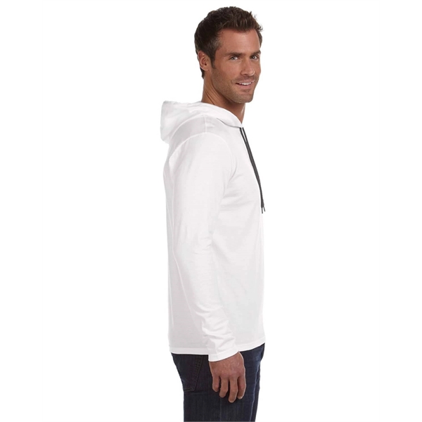 Gildan Adult Lightweight Long-Sleeve Hooded T-Shirt - Gildan Adult Lightweight Long-Sleeve Hooded T-Shirt - Image 14 of 51