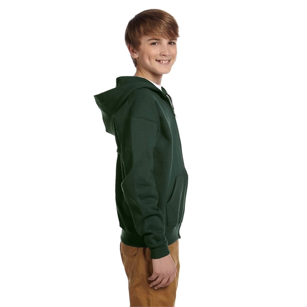 Jerzees Youth NuBlend® Fleece Full-Zip Hooded Sweatshirt - Jerzees Youth NuBlend® Fleece Full-Zip Hooded Sweatshirt - Image 1 of 44