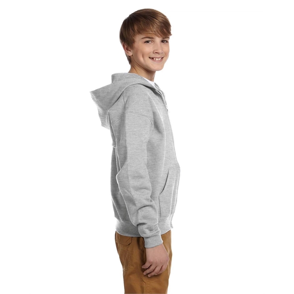 Jerzees Youth NuBlend® Fleece Full-Zip Hooded Sweatshirt - Jerzees Youth NuBlend® Fleece Full-Zip Hooded Sweatshirt - Image 5 of 44