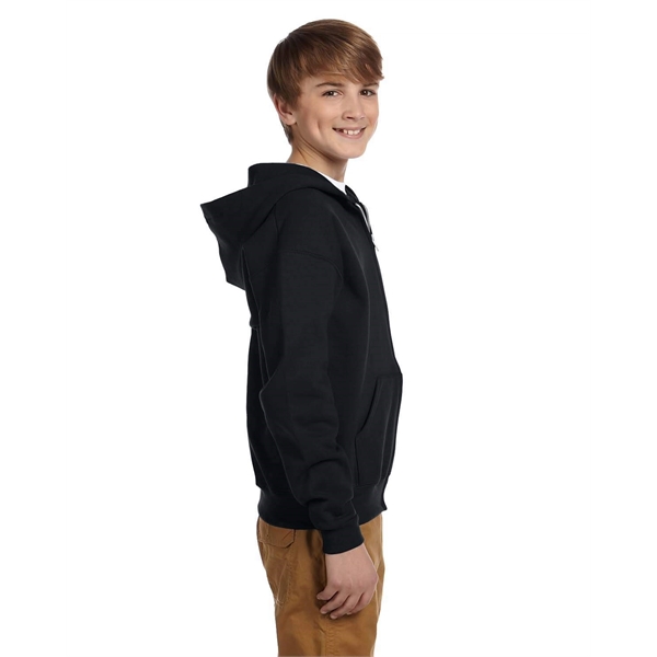 Jerzees Youth NuBlend® Fleece Full-Zip Hooded Sweatshirt - Jerzees Youth NuBlend® Fleece Full-Zip Hooded Sweatshirt - Image 7 of 44