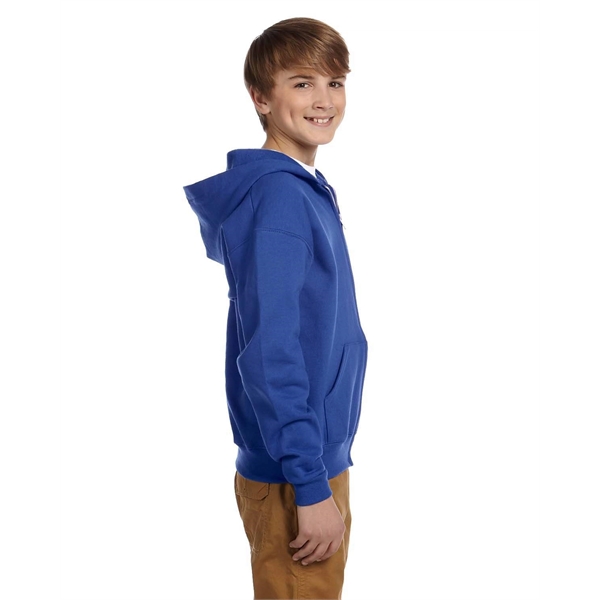 Jerzees Youth NuBlend® Fleece Full-Zip Hooded Sweatshirt - Jerzees Youth NuBlend® Fleece Full-Zip Hooded Sweatshirt - Image 9 of 44