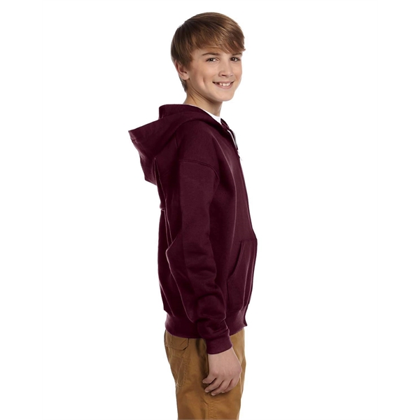 Jerzees Youth NuBlend® Fleece Full-Zip Hooded Sweatshirt - Jerzees Youth NuBlend® Fleece Full-Zip Hooded Sweatshirt - Image 13 of 44