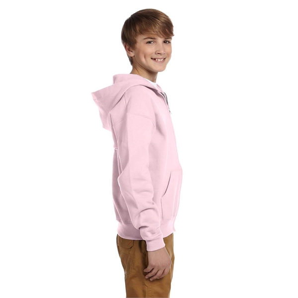 Jerzees Youth NuBlend® Fleece Full-Zip Hooded Sweatshirt - Jerzees Youth NuBlend® Fleece Full-Zip Hooded Sweatshirt - Image 16 of 44