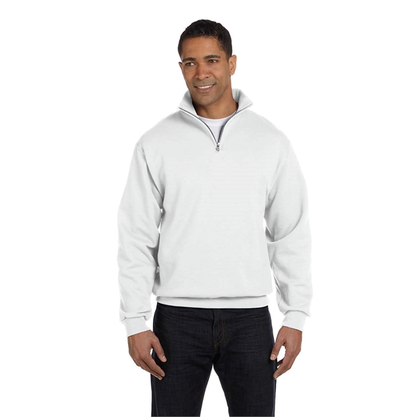 Jerzees Adult NuBlend® Quarter-Zip Cadet Collar Sweatshirt - Jerzees Adult NuBlend® Quarter-Zip Cadet Collar Sweatshirt - Image 0 of 77