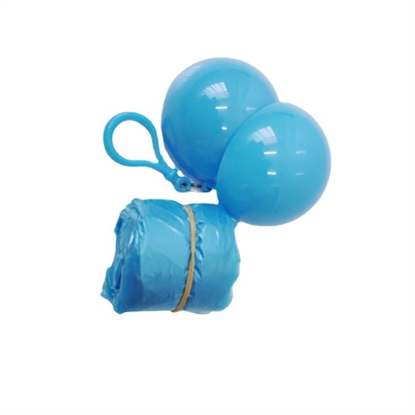 Portable Emergency Waterproof Disposable Rain Poncho Ball - Portable Emergency Waterproof Disposable Rain Poncho Ball - Image 7 of 7