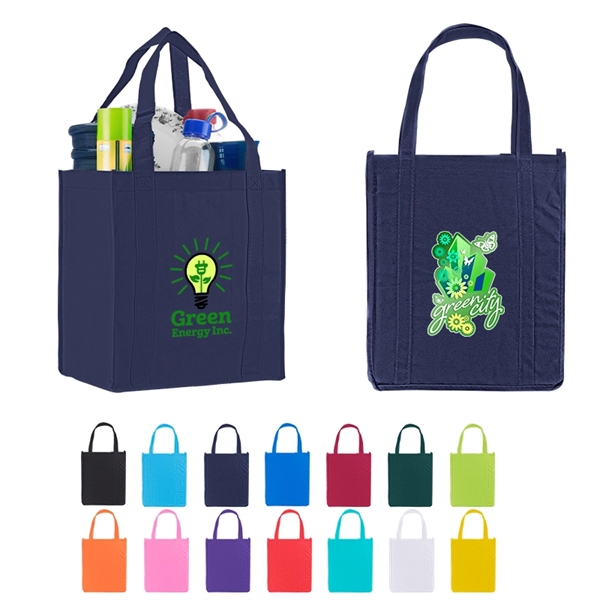 Atlas Non-Woven Grocery Tote - Atlas Non-Woven Grocery Tote - Image 0 of 14