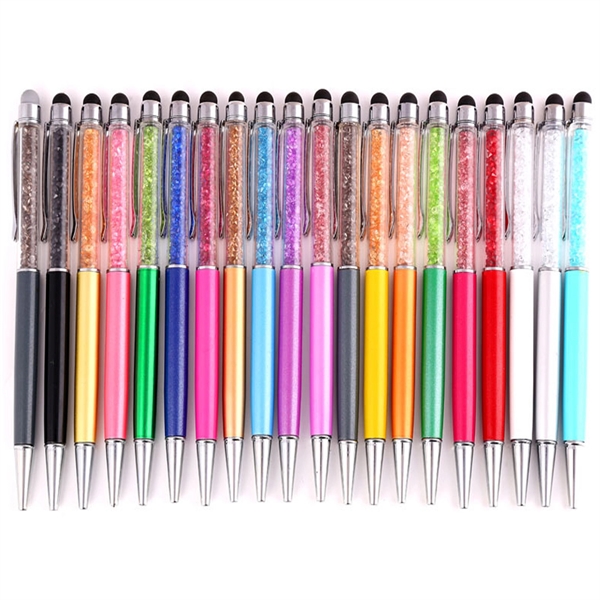 Crystal Diamond Screen Touch Stylus Ballpoint Pens - Crystal Diamond Screen Touch Stylus Ballpoint Pens - Image 3 of 3