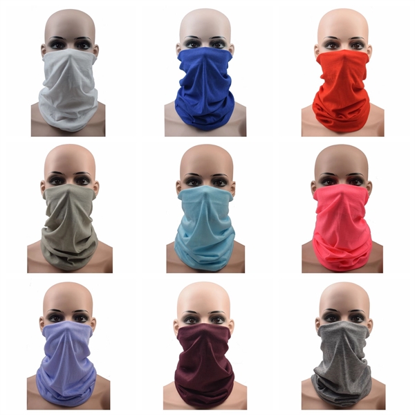 Sports Mask Headwear Bandana Solid Color - Sports Mask Headwear Bandana Solid Color - Image 3 of 5