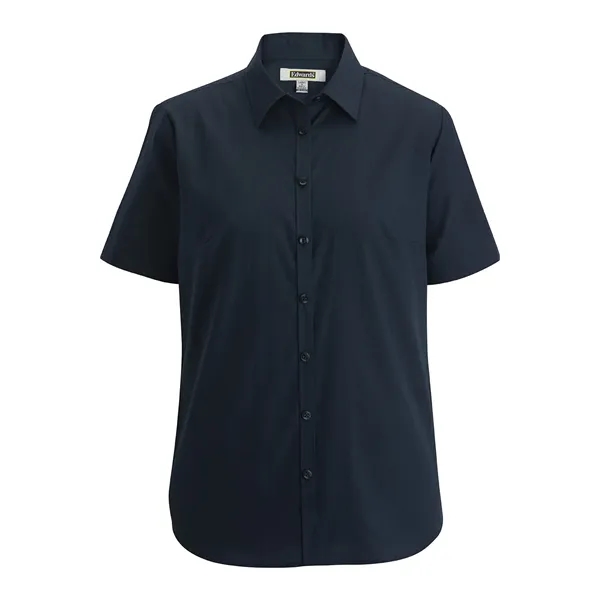 Ladies Essential Broadcloth Shirt Short Sleeve - Ladies Essential Broadcloth Shirt Short Sleeve - Image 4 of 4