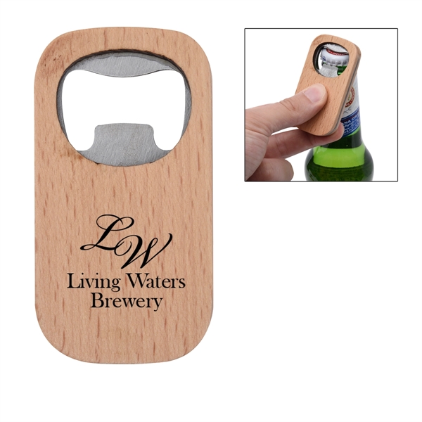Wooden Bottle Opener - Wooden Bottle Opener - Image 0 of 1