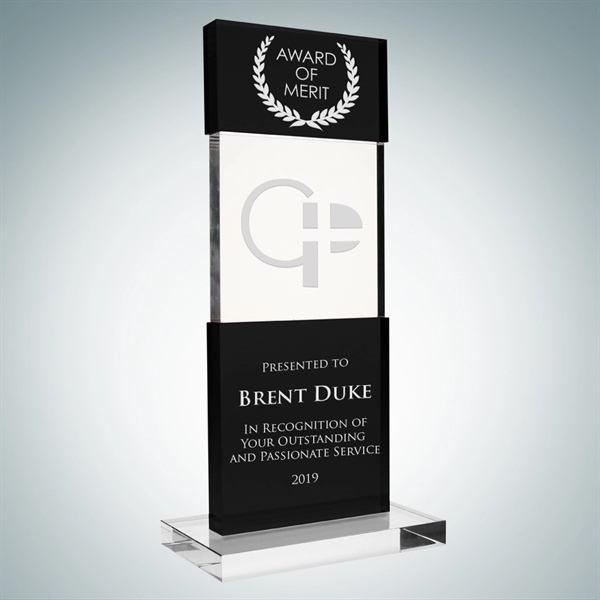 Black Tiered Post Award