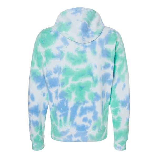 J. America Men's Tie-Dyed Fleece Hooded Sweatshirt - J. America Men's Tie-Dyed Fleece Hooded Sweatshirt - Image 9 of 14