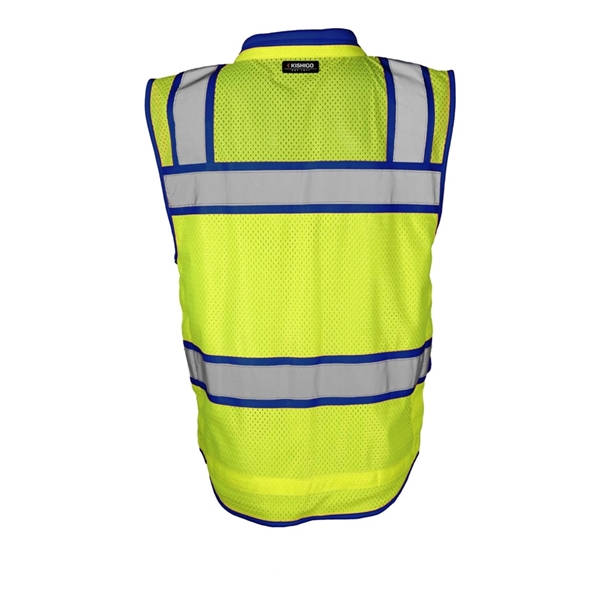 Kishigo Color Contrast High Performance Surveyors Vest - Kishigo Color Contrast High Performance Surveyors Vest - Image 8 of 17