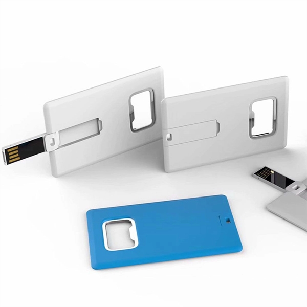 Credit Card Shape Flash Drive w/ Bottle Opener - Credit Card Shape Flash Drive w/ Bottle Opener - Image 2 of 9