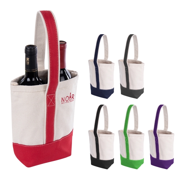 Deux Wine Bottle Tote Bag - Deux Wine Bottle Tote Bag - Image 0 of 18