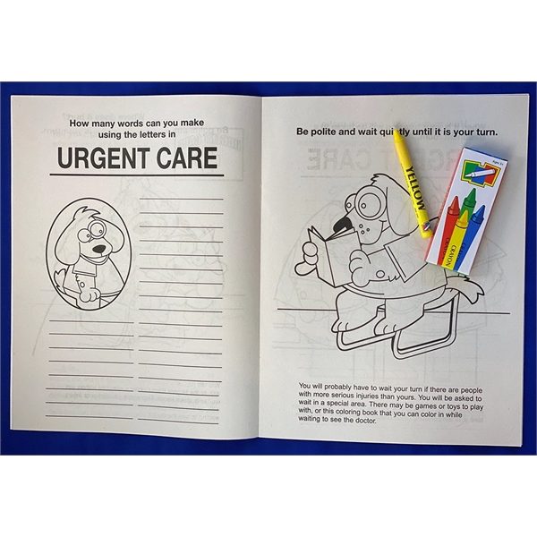 A Trip to the Urgent Care Center Coloring Book Fun Pack - A Trip to the Urgent Care Center Coloring Book Fun Pack - Image 3 of 3