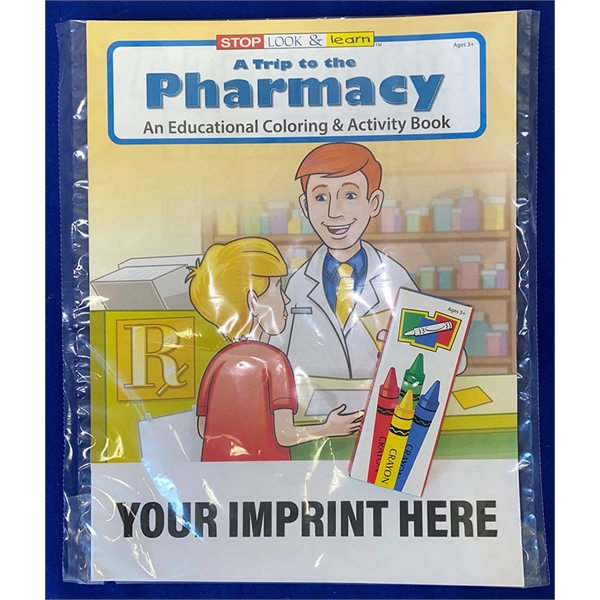 A Trip to the Pharmacy Coloring Book Fun Pack - A Trip to the Pharmacy Coloring Book Fun Pack - Image 0 of 3