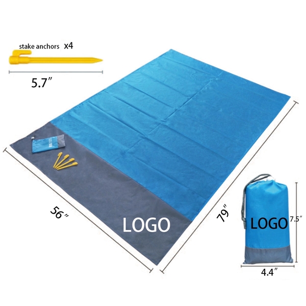 Foldable Picnic Blanket With Storage Bag - Foldable Picnic Blanket With Storage Bag - Image 3 of 4