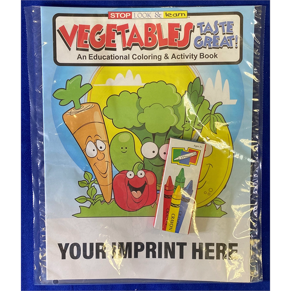 Vegetables Taste Great! Coloring Book Fun Pack - Vegetables Taste Great! Coloring Book Fun Pack - Image 0 of 3