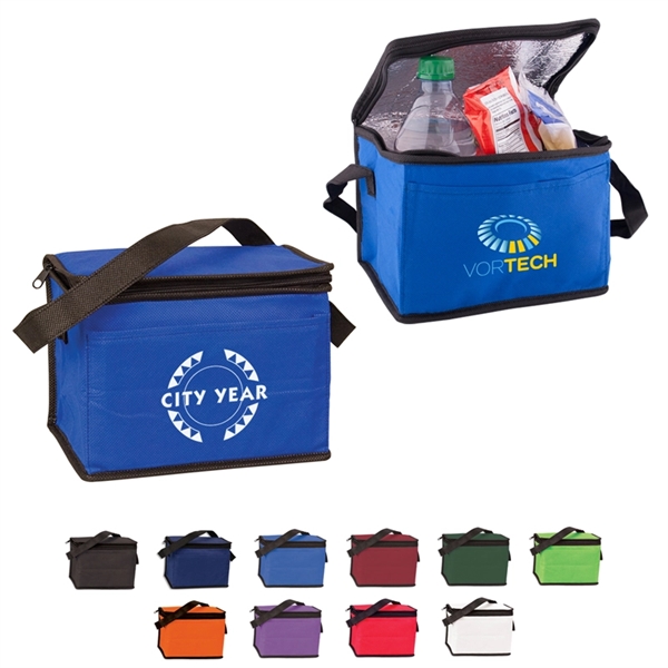 6 Pack Non-woven Cooler Bag - 6 Pack Non-woven Cooler Bag - Image 0 of 10