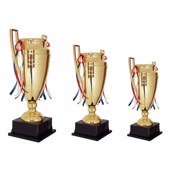 Gold Cast Metal Trophy Cup - Gold Cast Metal Trophy Cup - Image 0 of 1