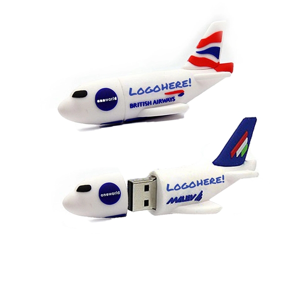 Airplane Shape USB Flash Drive - Airplane Shape USB Flash Drive - Image 0 of 4