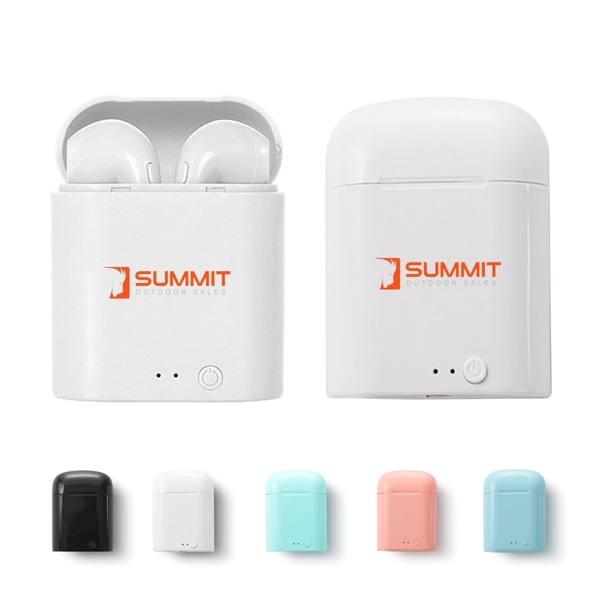 Colorful Wireless Stereo Bluetooth Ear buds - Colorful Wireless Stereo Bluetooth Ear buds - Image 0 of 6