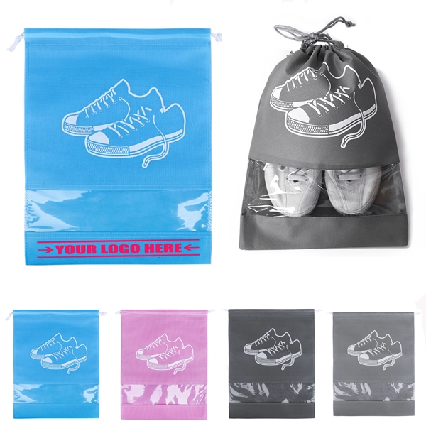 Travel Shoe Storage Bag Dustproof Drawstring Pocket - Travel Shoe Storage Bag Dustproof Drawstring Pocket - Image 0 of 2